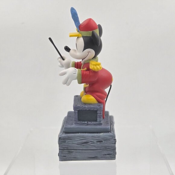 WDCC Mickey Mouse The Band Concert Sculpture "From the Top" 70th Birthday with B - Picture 6 of 9